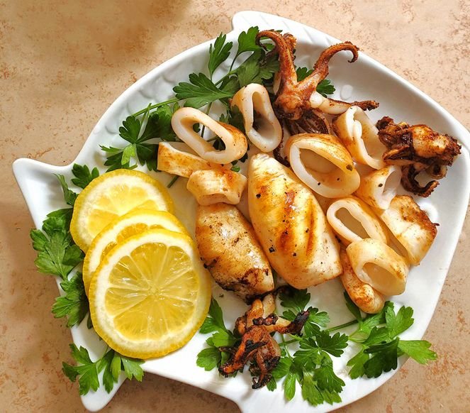 Grigliata di pesce come fare in Rome at Pizzeria Ristorante Marcantonio