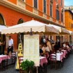 Outdoor Pizzeria Ristorante Marcantonio.